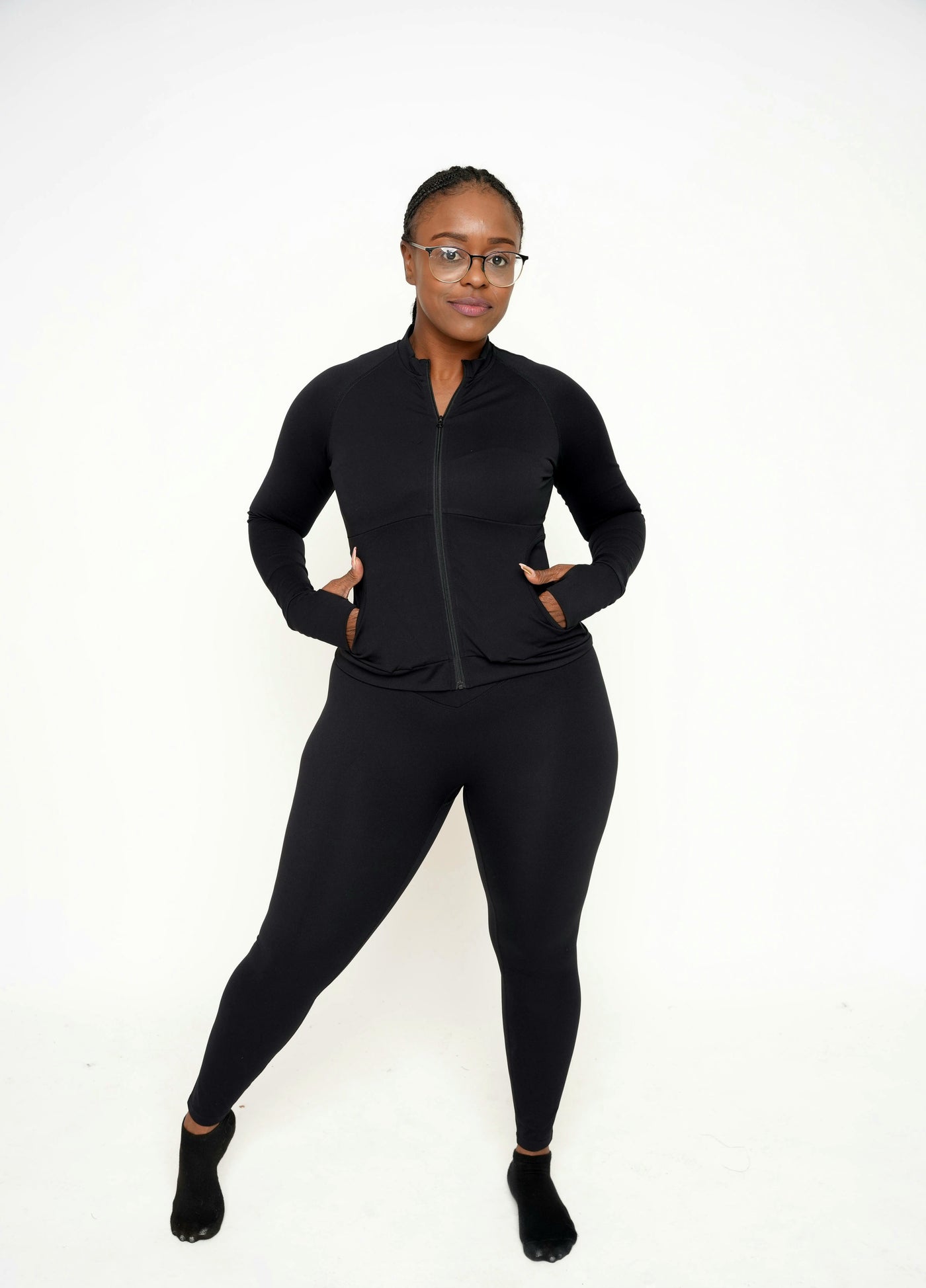 Seamless V-Waist Legging - Black