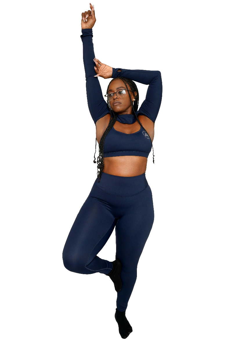 3 Pc Active Sports Set - Navy Blue